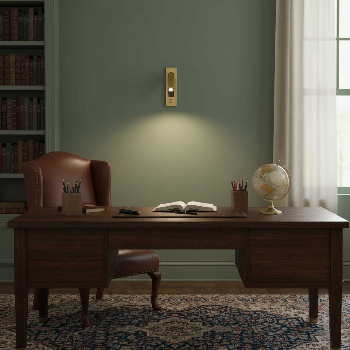 Sleek Contemporary Recessed LED Wall Light Fixture