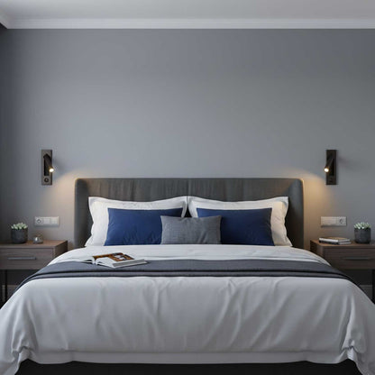 Sleek Contemporary Recessed LED Wall Light Fixture