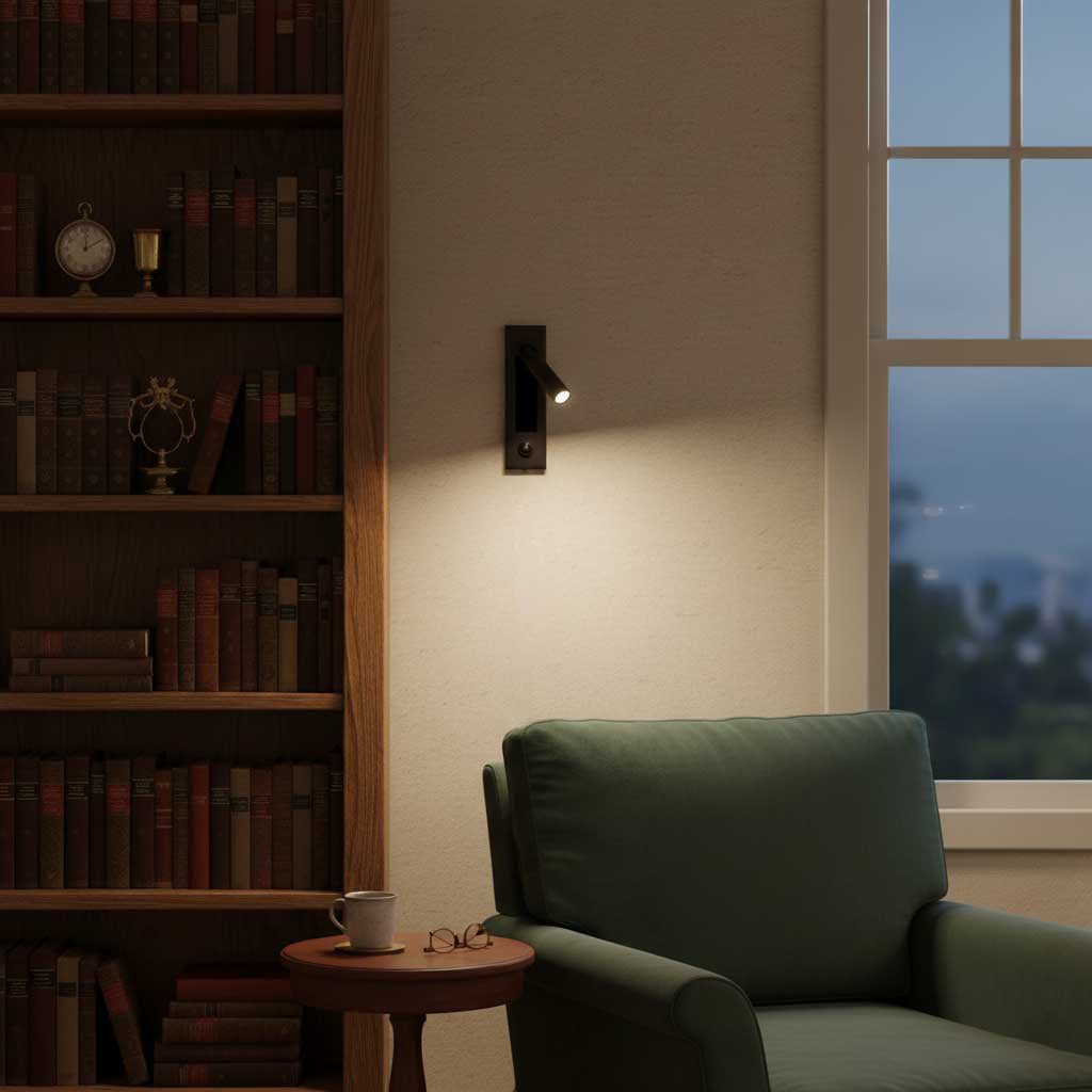 Sleek Contemporary Recessed LED Wall Light Fixture