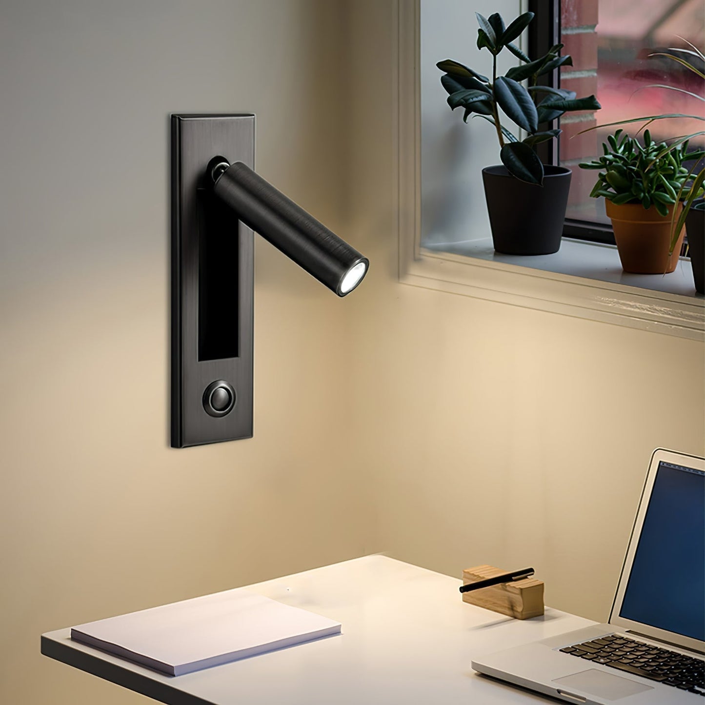 Sleek Contemporary Recessed LED Wall Light Fixture