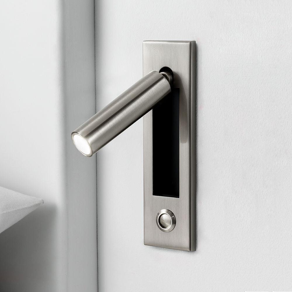 Sleek Contemporary Recessed LED Wall Light Fixture