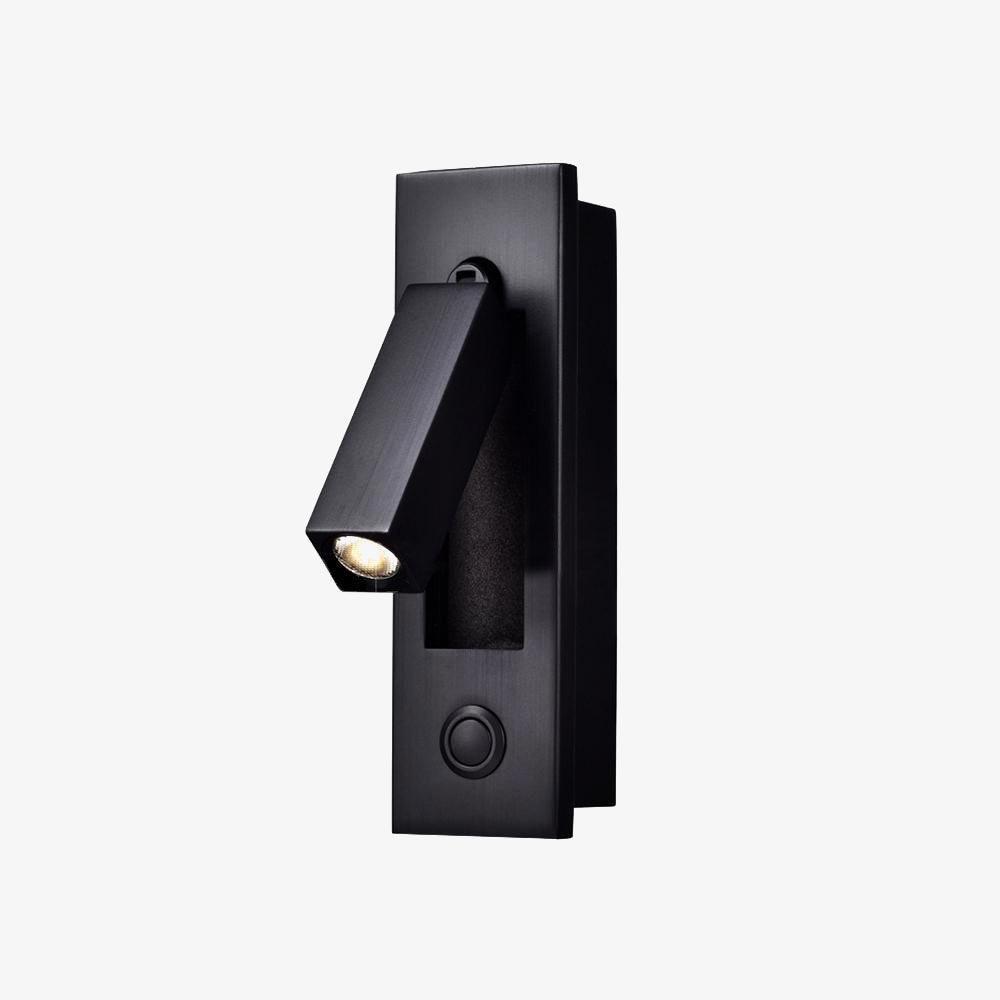 Sleek Contemporary Recessed LED Wall Light Fixture