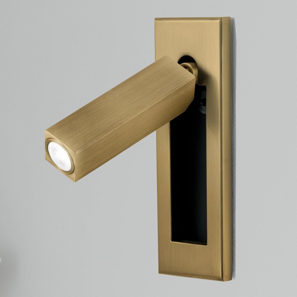 Sleek Contemporary Recessed LED Wall Light Fixture
