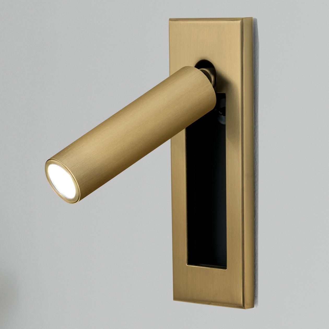 Sleek Contemporary Recessed LED Wall Light Fixture