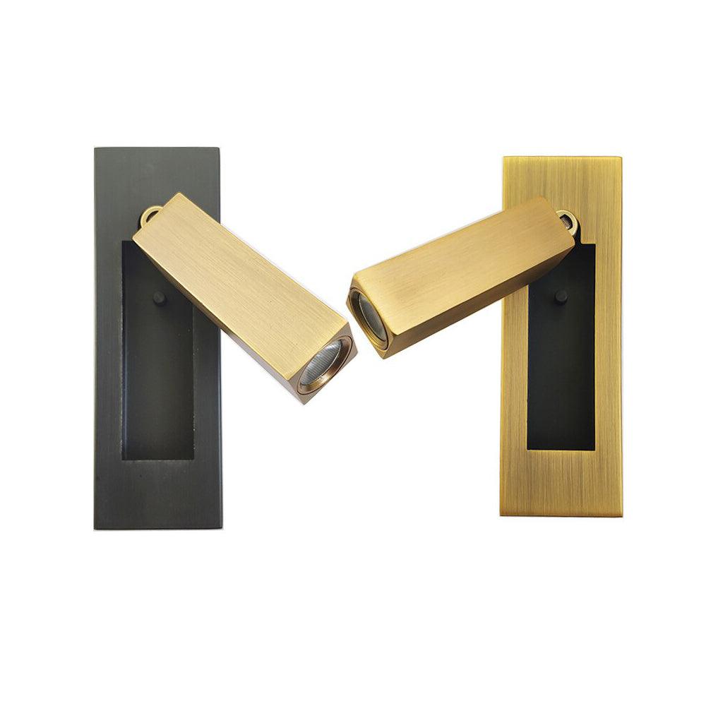 Sleek Contemporary Recessed LED Wall Light Fixture
