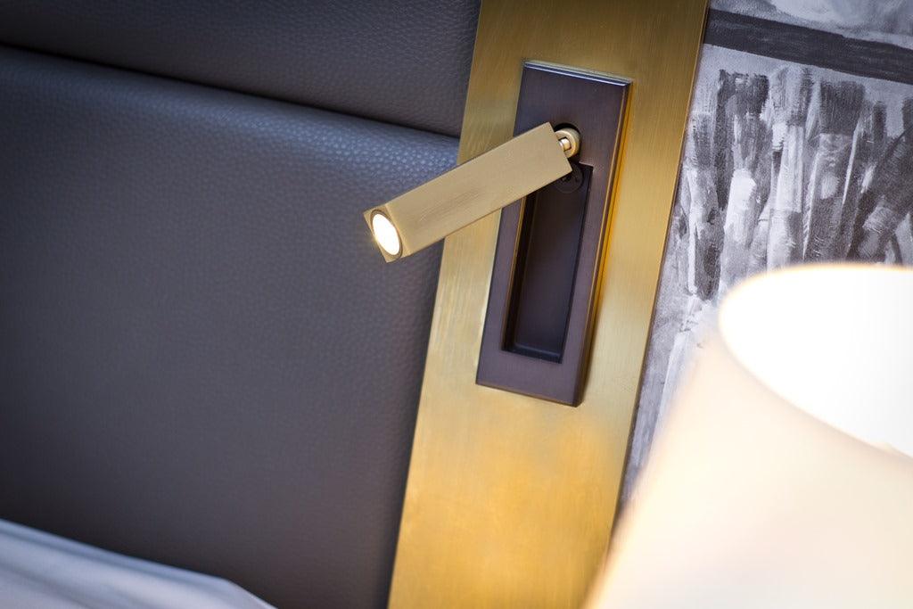 Sleek Contemporary Recessed LED Wall Light Fixture