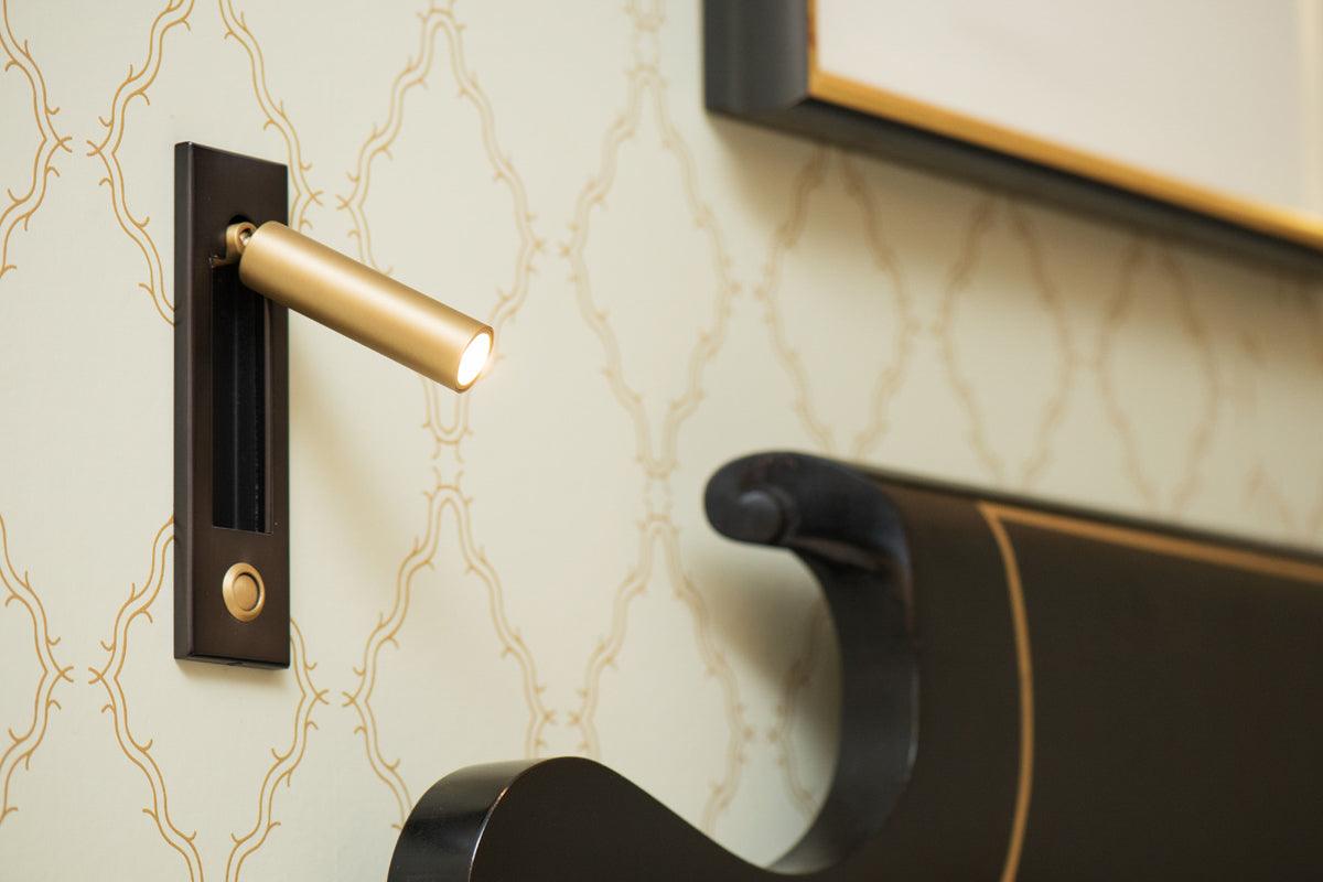 Sleek Contemporary Recessed LED Wall Light Fixture