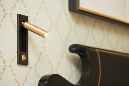 Sleek Contemporary Recessed LED Wall Light Fixture