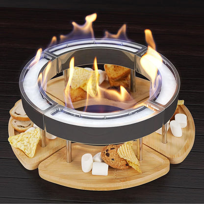 Modern Portable Bio Ethanol Fire Bowl - Fesara