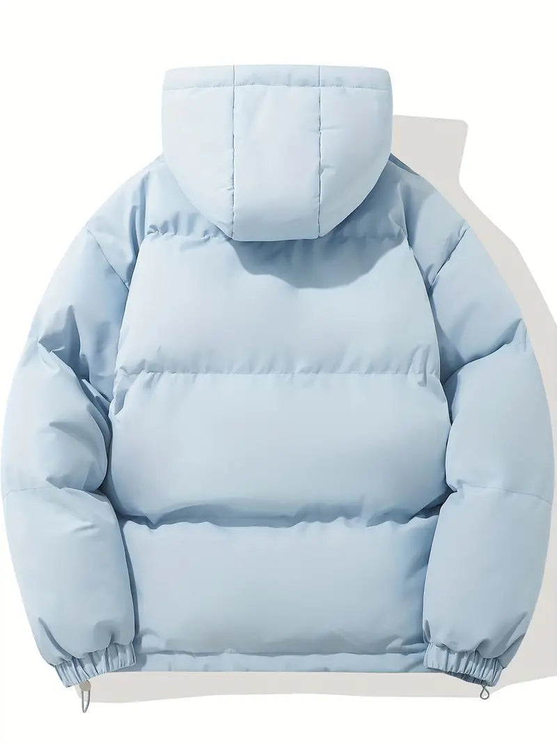 Relaxed Fit Hoodie Zip Up Jacket - Soft Comfort