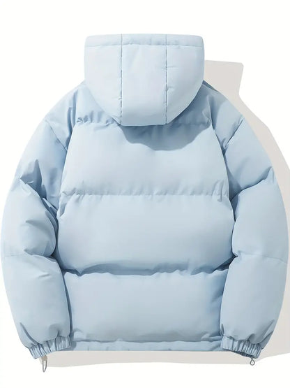 Relaxed Fit Hoodie Zip Up Jacket - Soft Comfort