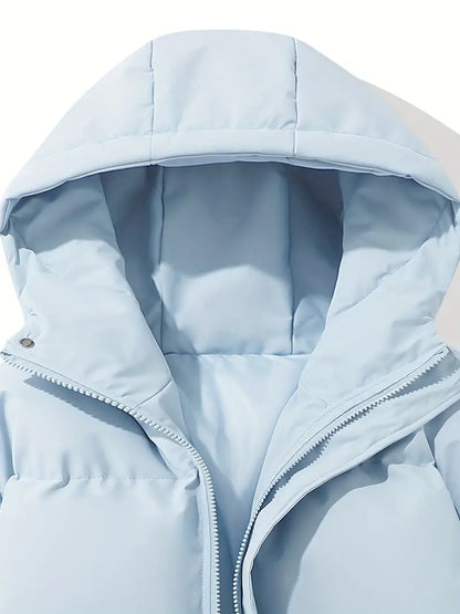 Relaxed Fit Hoodie Zip Up Jacket - Soft Comfort
