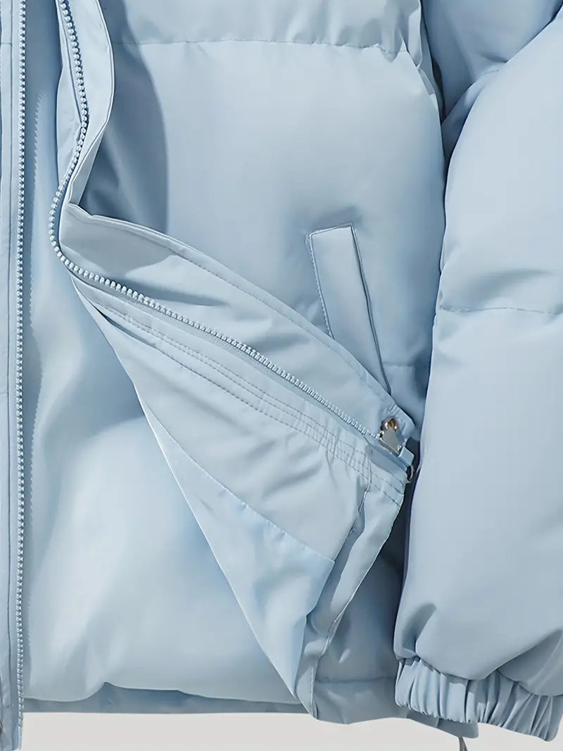 Relaxed Fit Hoodie Zip Up Jacket - Soft Comfort