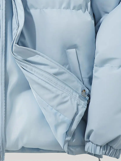 Relaxed Fit Hoodie Zip Up Jacket - Soft Comfort