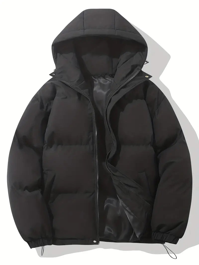 Relaxed Fit Hoodie Zip Up Jacket - Soft Comfort