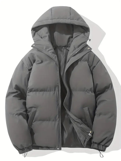 Relaxed Fit Hoodie Zip Up Jacket - Soft Comfort