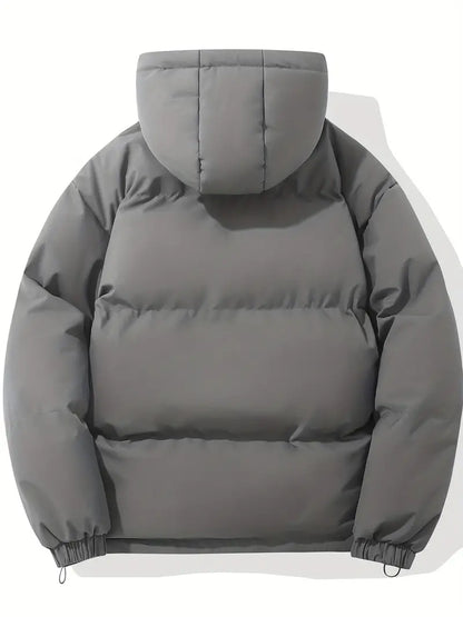 Relaxed Fit Hoodie Zip Up Jacket - Soft Comfort