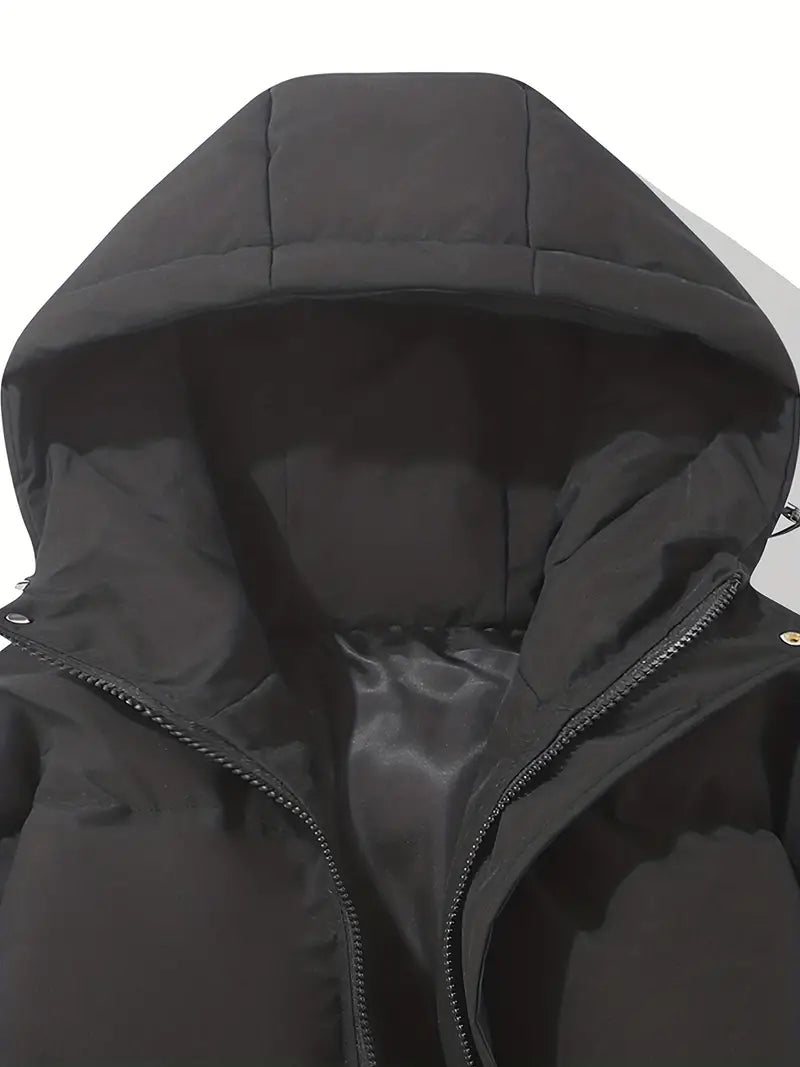 Relaxed Fit Hoodie Zip Up Jacket - Soft Comfort