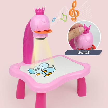 Colorful Kids LED Art Projector with Music
