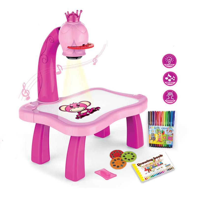 Colorful Kids LED Art Projector with Music