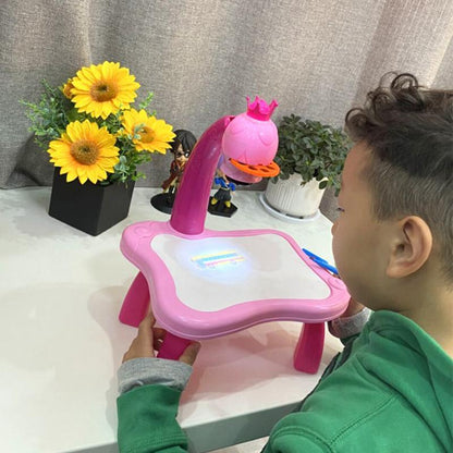 Colorful Kids LED Art Projector with Music