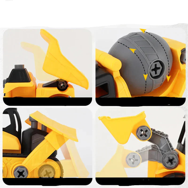Fun Kids Construction Play Set with Vehicles