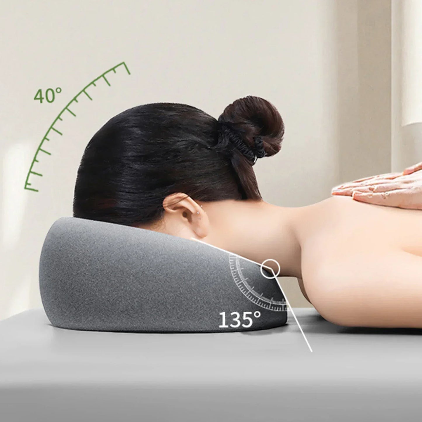 Comfortable Orthopedic Foam Pillow for Salon Support