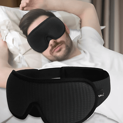 Contoured Sleep Eye Mask - Block Out Light Completely