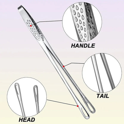 Premium Stainless Steel BBQ Tongs for Grilling