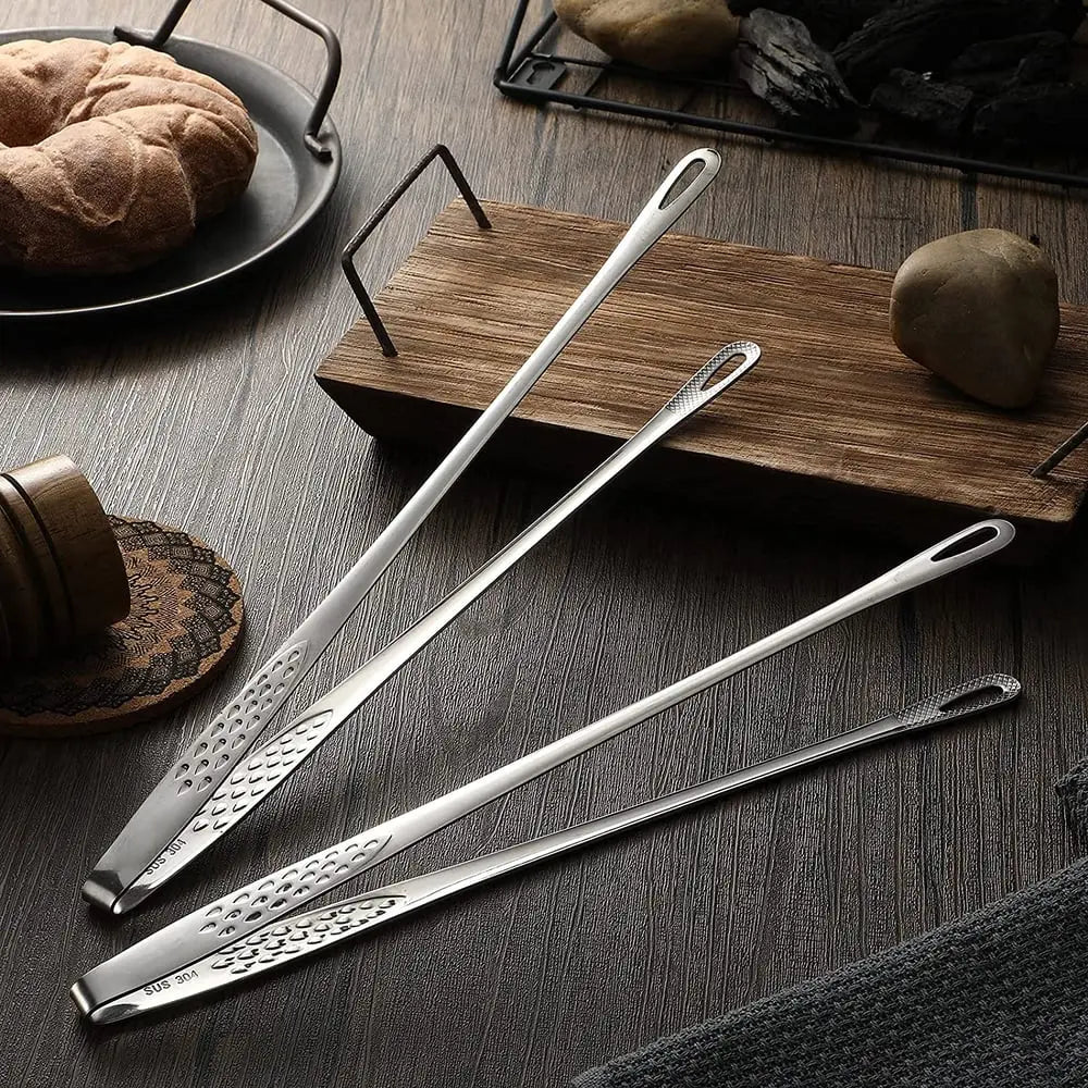 Premium Stainless Steel BBQ Tongs for Grilling