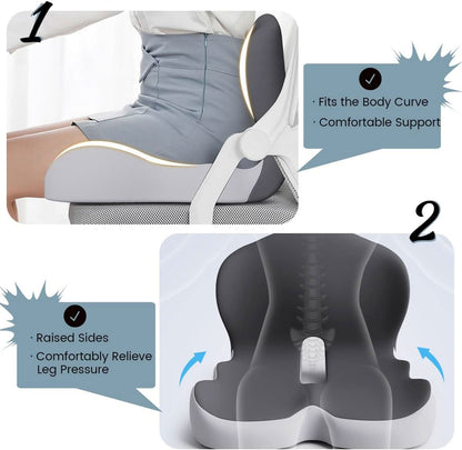 Orthopedic Memory Foam Back Support Cushion