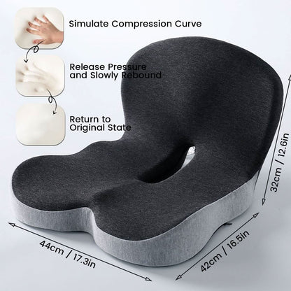 Orthopedic Memory Foam Back Support Cushion