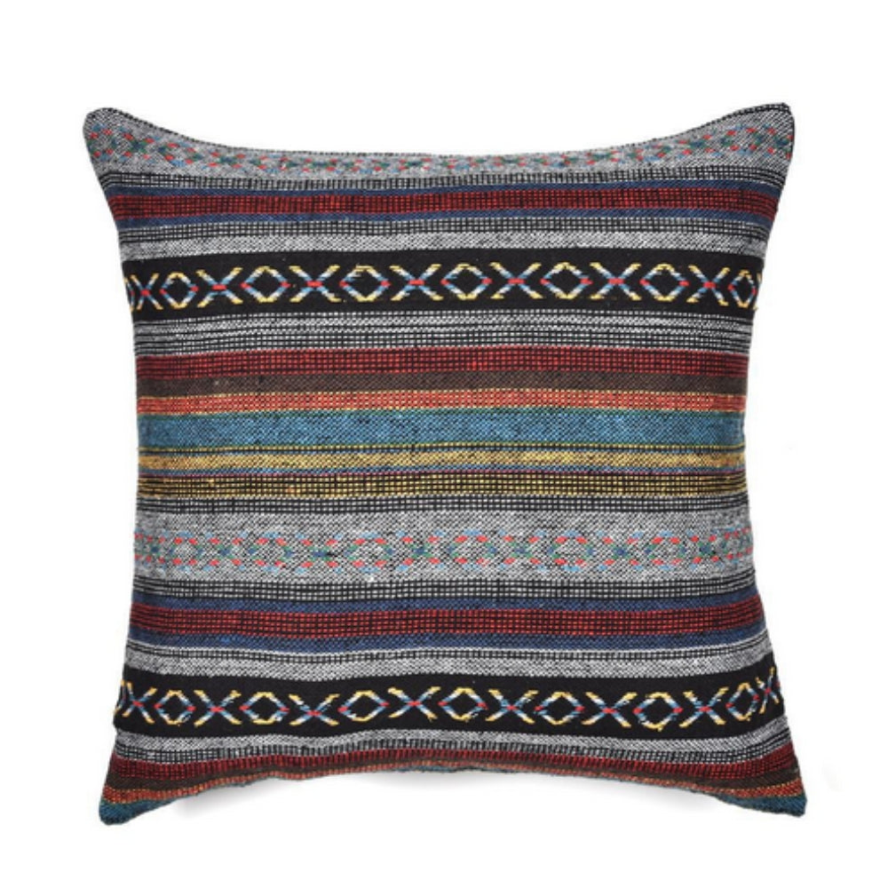 Colorful Global Pattern Throw Pillow Cover