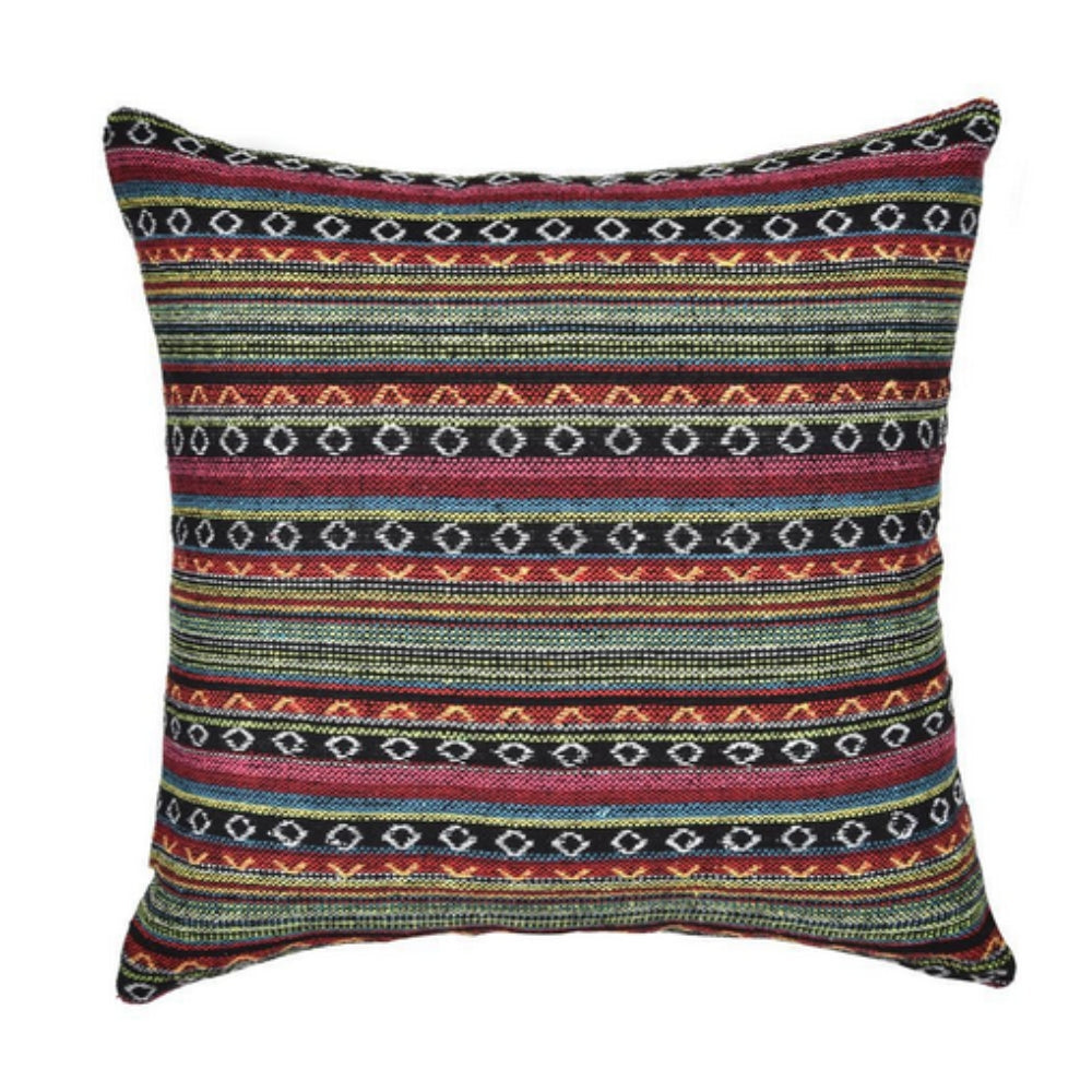 Colorful Global Pattern Throw Pillow Cover