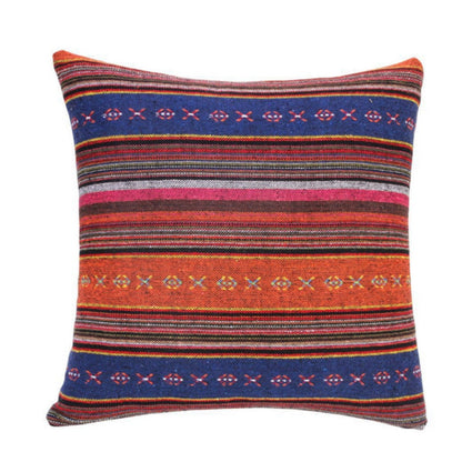 Colorful Global Pattern Throw Pillow Cover - Fesara
