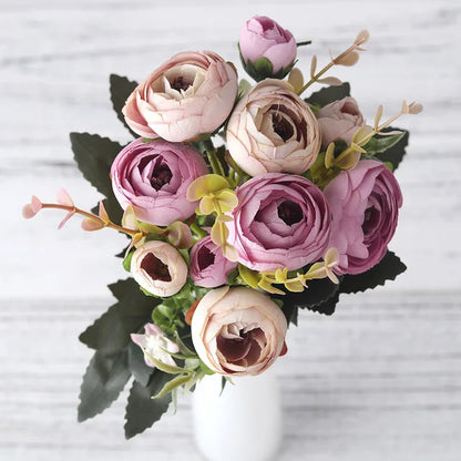 Beautiful Artificial Flower Wall Decor - Fesara