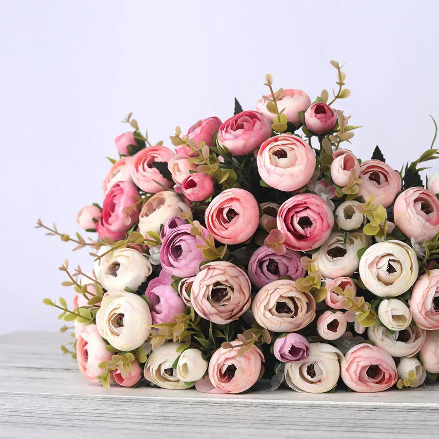 Beautiful Artificial Flower Wall Decor