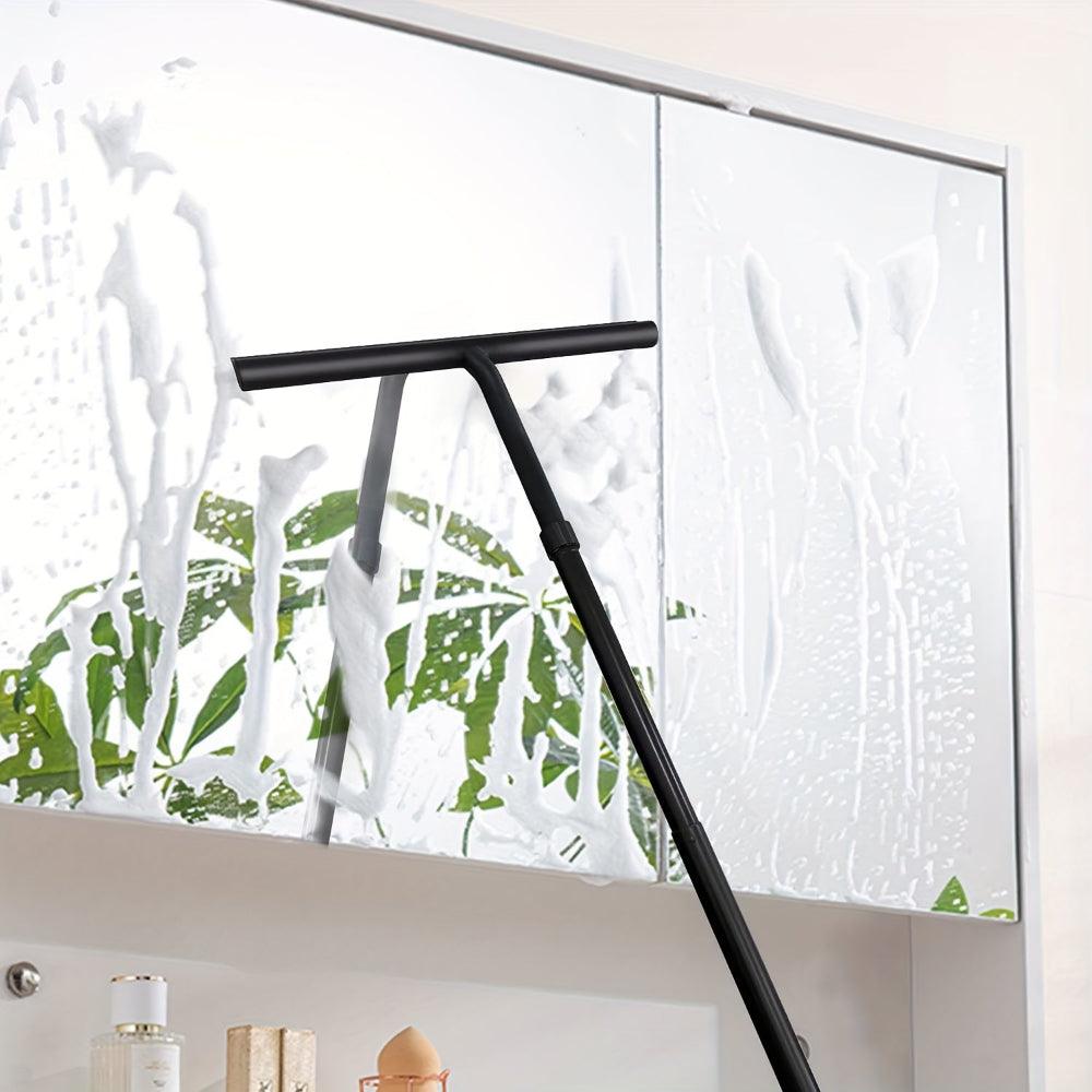 Long Reach Shower Squeegee – Adjustable Bathroom Cleaning Tool