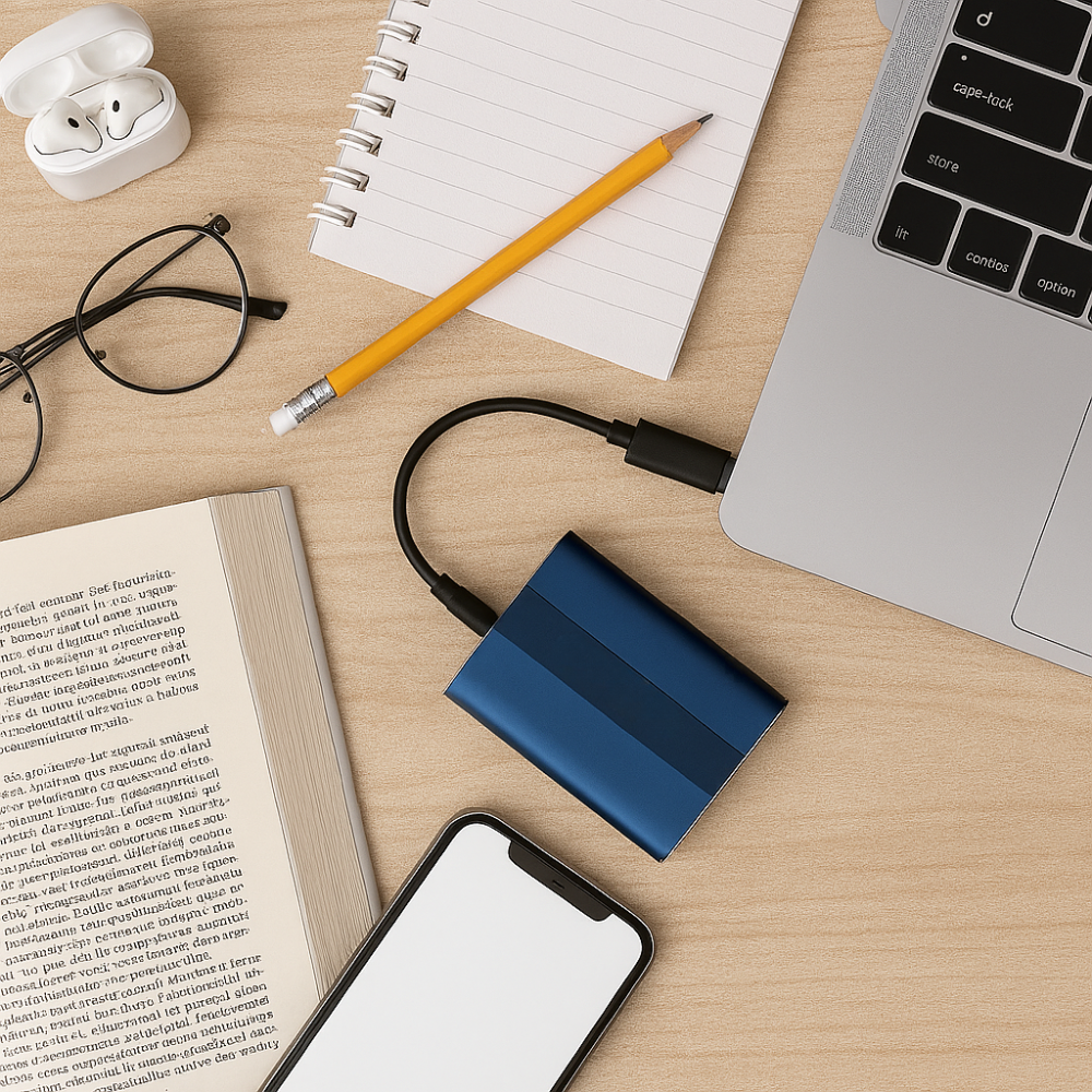 External Hard Drive Portable SSD High Speed USB-C Compact Storage 2