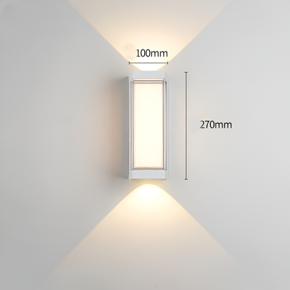 Simple Modern Outdoor LED Wall Sconce Light