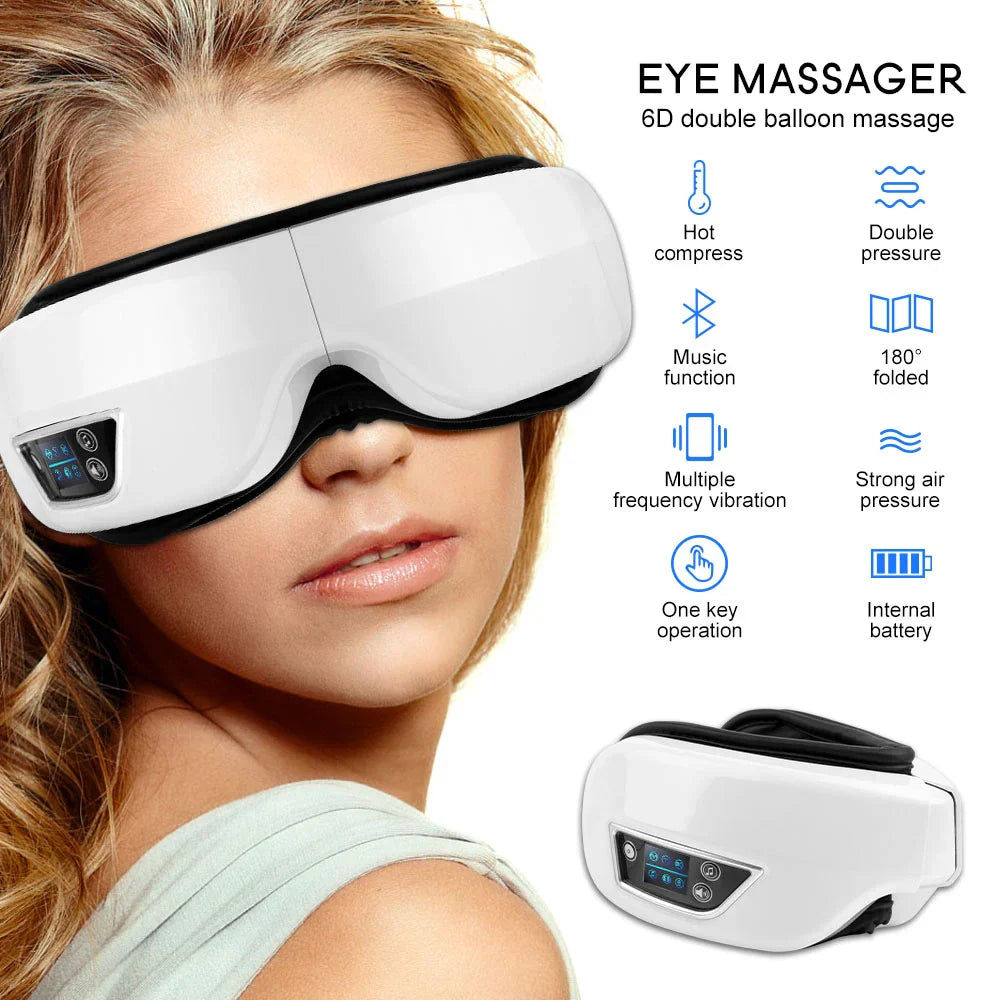 Relaxing Eye Massager with Heat and Vibration Therapy
