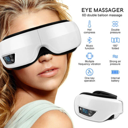 Relaxing Eye Massager with Heat and Vibration Therapy