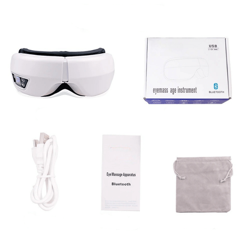 Eyeglow Smart 6D Eye Massager – Air, Heat & Vibration Massage with Bluetooth & Folding Function 6