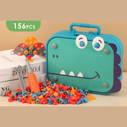 Kids 3D Wooden Toolbox Kit