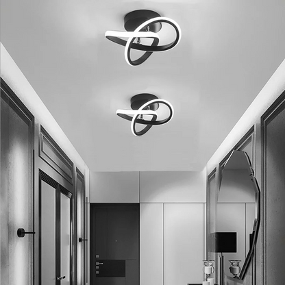 Modern Black LED Ceiling Lamp