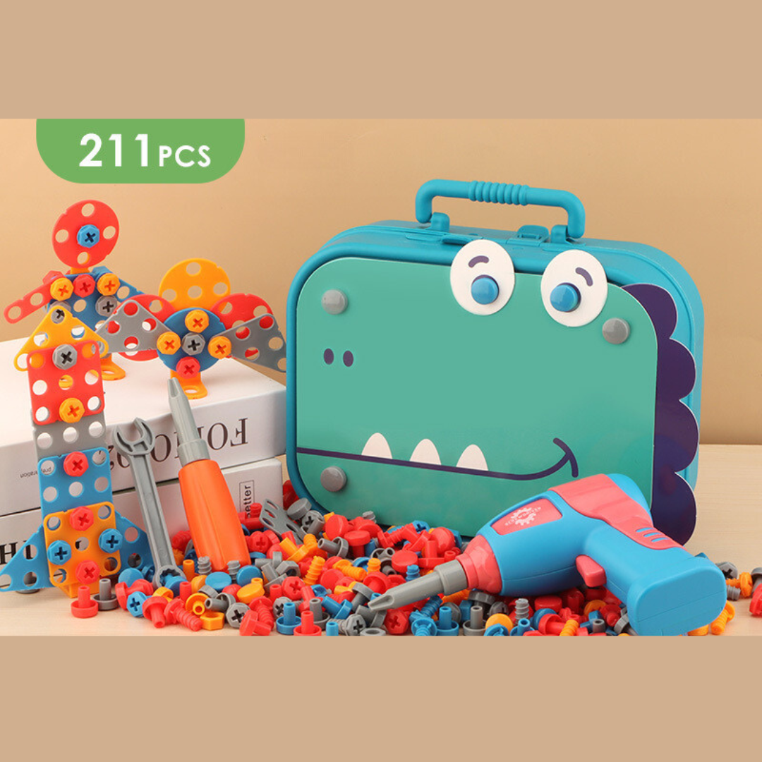 Kids 3D Wooden Toolbox Kit