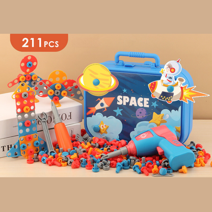 Kids 3D Wooden Toolbox Kit
