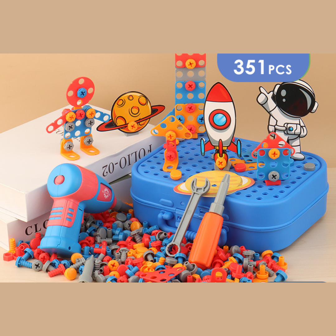 Kids 3D Wooden Toolbox Kit