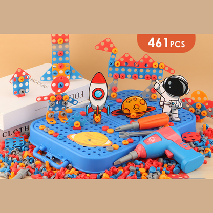 Kids 3D Wooden Toolbox Kit