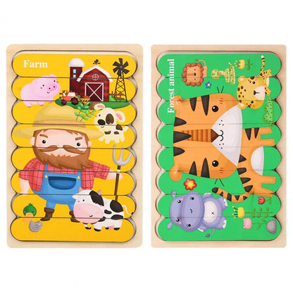 Classic Wooden Brain Teaser Puzzle for Children